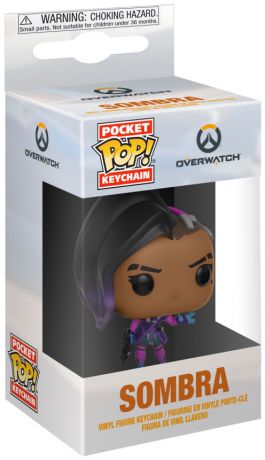 Figurine Funko Pop Overwatch Sombra - Porte-clés