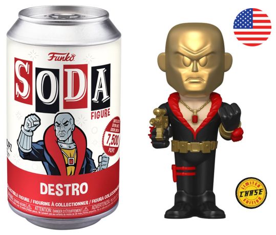 Figurine Funko Soda Hasbro G.I. Joe Destro (Canette Rouge) [Chase]