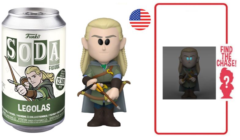 Figurine Funko Soda Le Seigneur des Anneaux Legolas (Canette Verte)