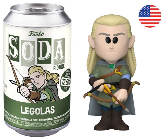 Figurine Funko Soda Le Seigneur des Anneaux Legolas (Canette Verte)