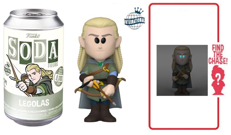 Figurine Funko Soda Le Seigneur des Anneaux Legolas (Canette Verte)