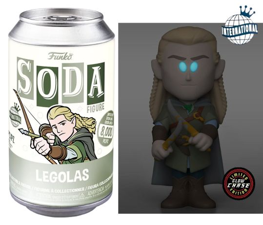 Figurine Funko Soda Le Seigneur des Anneaux Legolas (Canette Verte) [Chase]