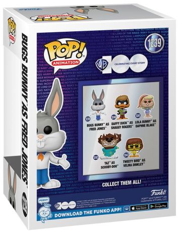 Figurine Funko Pop Warner Bros 100 ans #1239 Bugs Bunny en Fred Jones