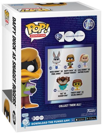 Figurine Funko Pop Warner Bros 100 ans #1240 Daffy Duck en Sammy Rogers