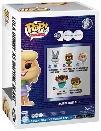 Figurine Funko Pop Warner Bros 100 ans #1241 Lola Bunny en Daphne Blake