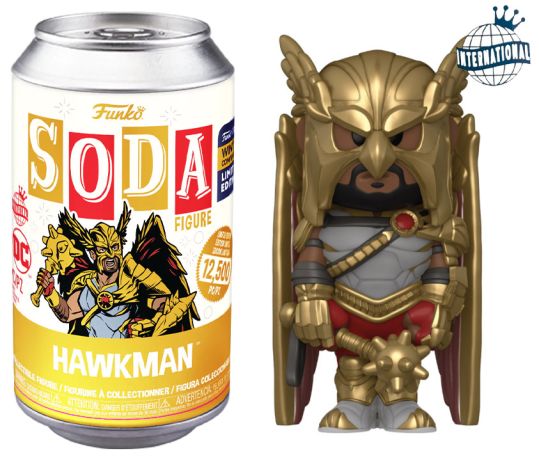 Figurine Funko Soda DC Comics Hawkman (Canette Jaune)