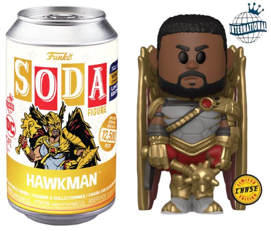 Figurine Funko Soda DC Comics Hawkman (Canette Jaune) [Chase]