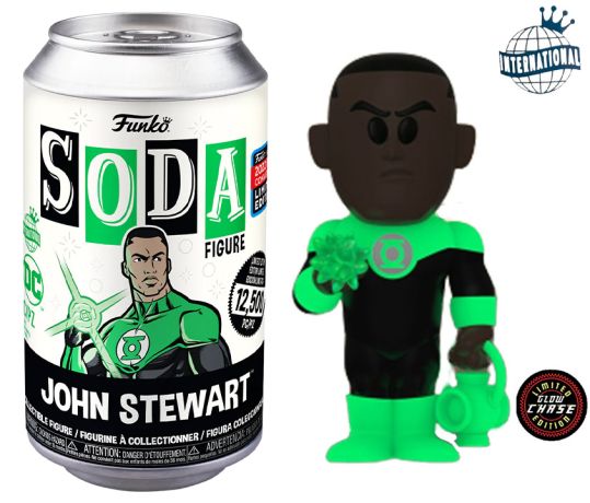 Figurine Funko Soda Green Lantern John Stewart (Canette Noire) [Chase]