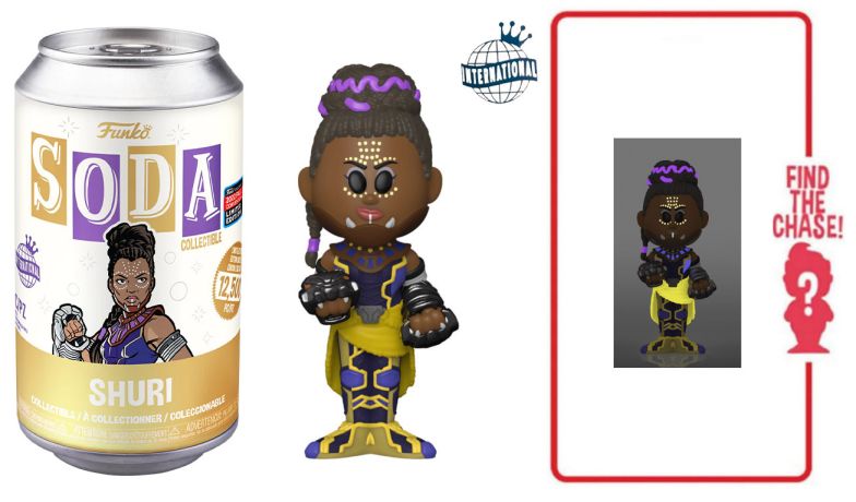 Figurine Funko Soda Black Panther [Marvel] Shuri (Canette Jaune)