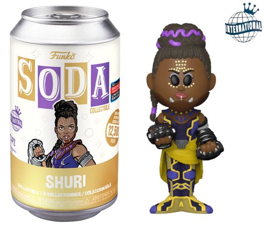 Figurine Funko Soda Black Panther [Marvel] Shuri (Canette Jaune)