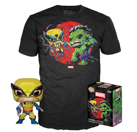 Figurine Funko Pop L'étrange Noël de M. Jack [Disney] #547 Wolverine (Métallique) - T-Shirt