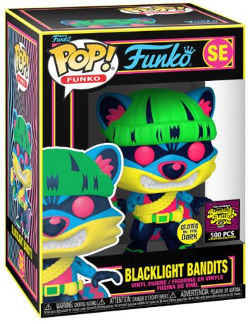 Figurine Funko Pop Fantastik Plastik Bandits (Black Light) - Glow in the Dark 
