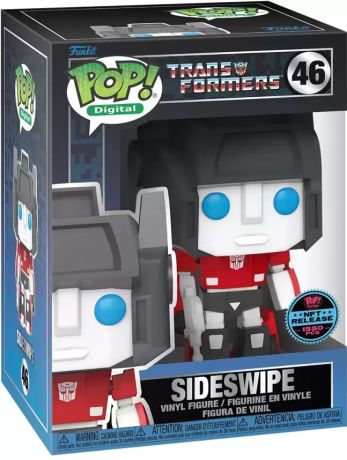 Figurine Funko Pop Transformers #46 Sideswipe - Digital Pop