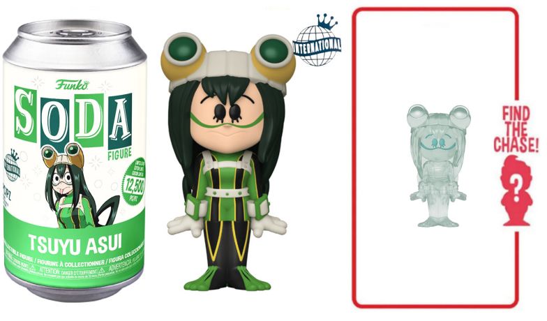 Figurine Funko Soda My Hero Academia Tsuyu Asui (Canette Verte)