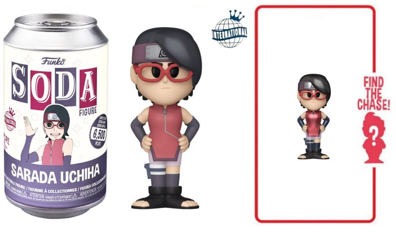 Figurine Funko Soda Boruto: Naruto Next Generations Sarada Uchiwa (Canette Violette)