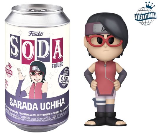 Figurine Funko Soda Boruto: Naruto Next Generations Sarada Uchiha (Canette Violette)