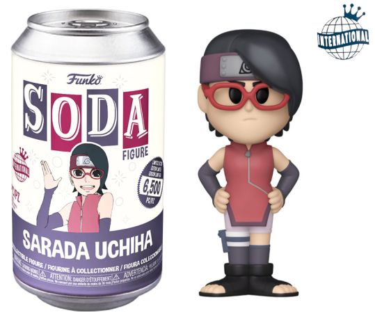 Figurine Funko Soda Boruto: Naruto Next Generations Sarada Uchiwa (Canette Violette)