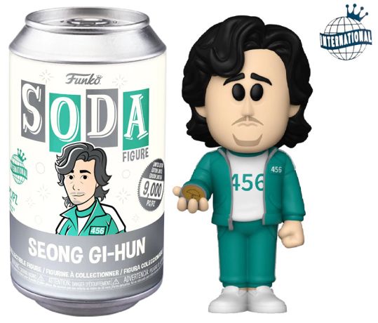Figurine Funko Soda Squid Game Seong Gi-Hun (Canette Grise)