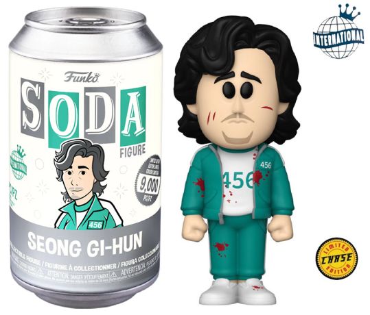 Figurine Funko Soda Squid Game Seong Gi-Hun (Canette Grise) [Chase]