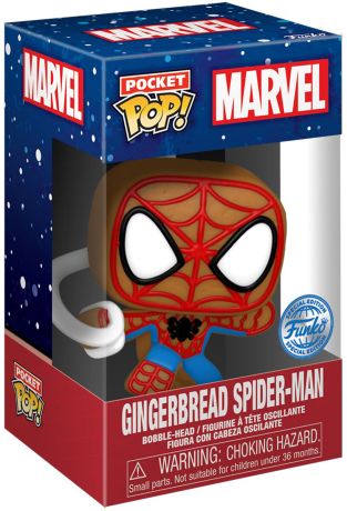 Figurine Funko Pop Marvel Comics Spider-Man en pain d'épices (Pocket) - T-Shirt