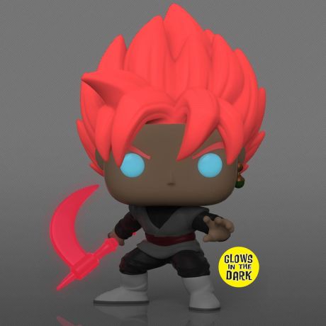 Figurine Funko Pop Dragon Ball Super #1279 Super Saiyan Rosé Black Goku - Glow in the Dark