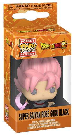 Figurine Funko Pop Dragon Ball Super Saiyan Rosé Black Goku - Porte-clés