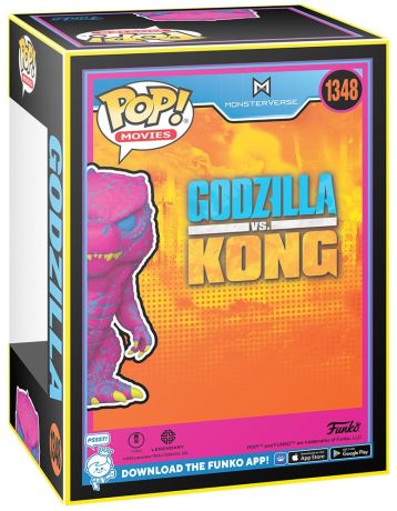 Figurine Funko Pop Godzilla vs Kong #1348 Godzilla - Black Light