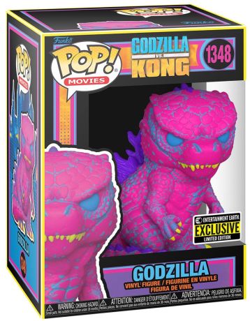 Figurine Funko Pop Godzilla vs Kong #1348 Godzilla - Black Light