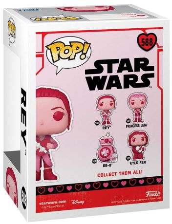 Figurine Funko Pop Star Wars : Saint-Valentin #588 Rey