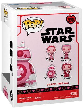Figurine Funko Pop Star Wars : Saint-Valentin #590 BB-8