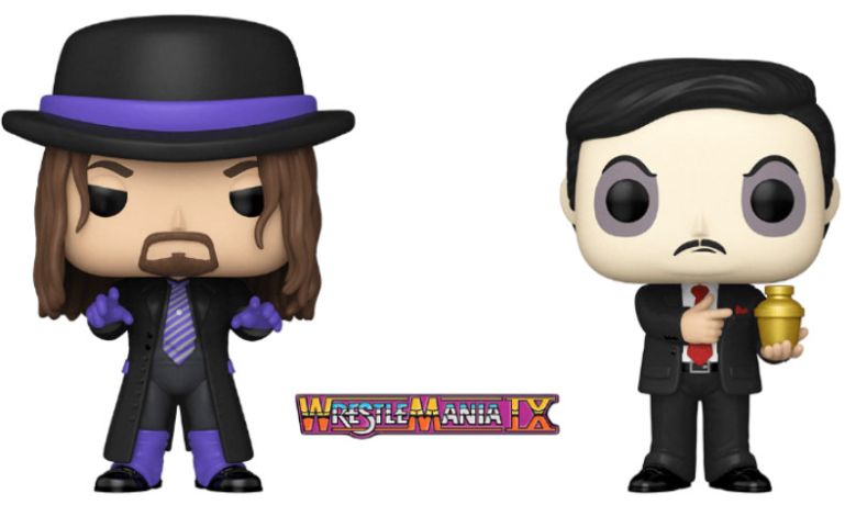 Figurine Funko Pop WWE Undertaker & Paul Bearer (avec Pin) - Pack