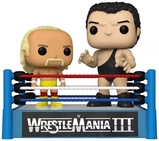 Figurine Funko Pop WWE Hulk Hogan et André le Géant - Pack