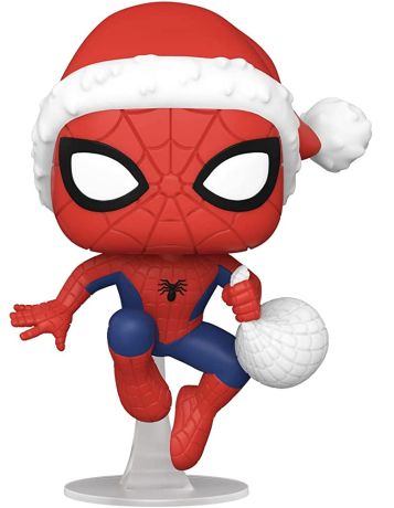 Figurine Funko Pop Marvel Comics #1136 Spider-Man avec le Bonnet du Père Noël 