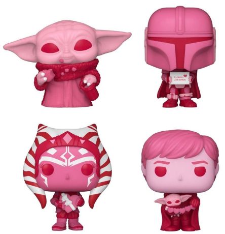 Figurine Funko Pop Star Wars : Saint-Valentin Saint Valentin Star Wars Pack - Pocket