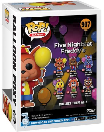 Figurine Funko Pop Five Nights at Freddy's #907 Foxy Ballon