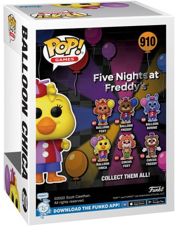Figurine Funko Pop Five Nights at Freddy's #910 Chica Ballon