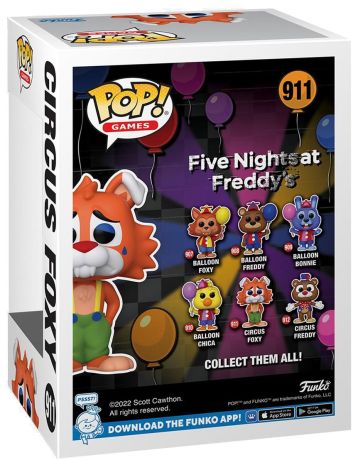 Figurine Funko Pop Five Nights at Freddy's #911 Cirque Foxy