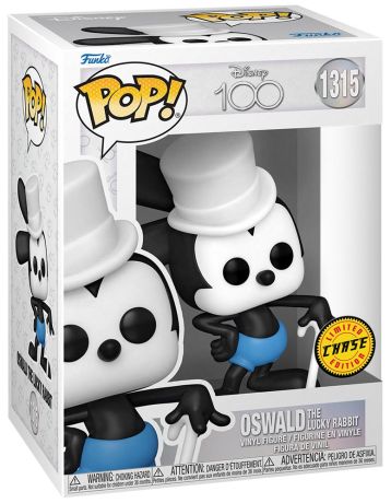 Figurine Funko Pop 100 ans de Disney #1315 Oswald le lapin chanceux [Chase]