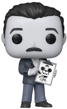 Figurine Funko Pop 100 ans de Disney #74 Walt Disney avec dessin