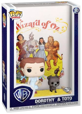 Figurine Funko Pop Warner Bros 100 ans #10 Dorothy & Toto - Movie Poster
