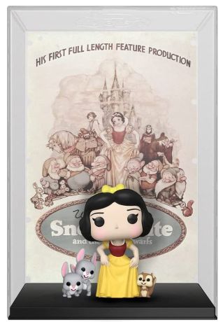 Figurine Funko Pop 100 ans de Disney #09 Blanche-Neige et les Sept Nains - Movie Poster