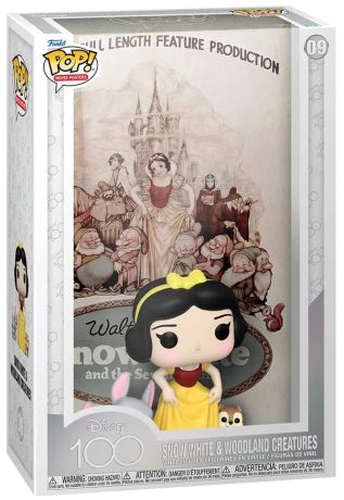 Figurine Funko Pop 100 ans de Disney #09 Blanche-Neige et les Sept Nains - Movie Poster