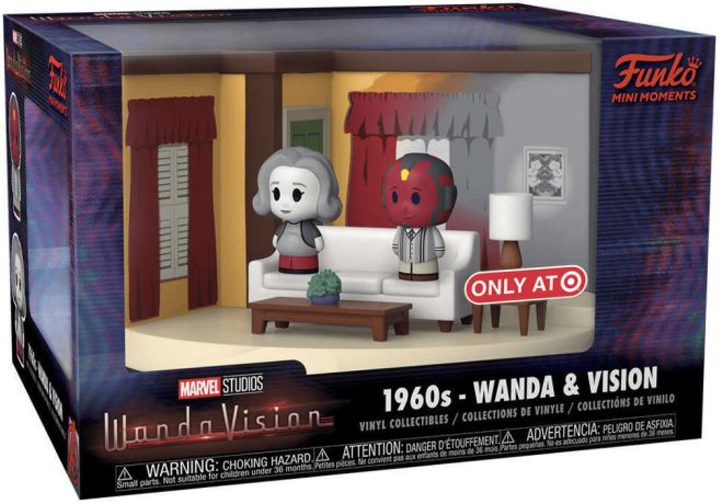 Figurine Funko Mini Moments WandaVision [Marvel] 1960's - Wanda & Vision
