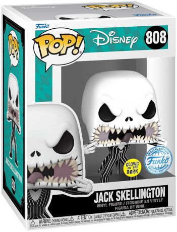 Figurine Funko Pop L'étrange Noël de M. Jack [Disney] #808 Jack Skellington - Glow in the Dark