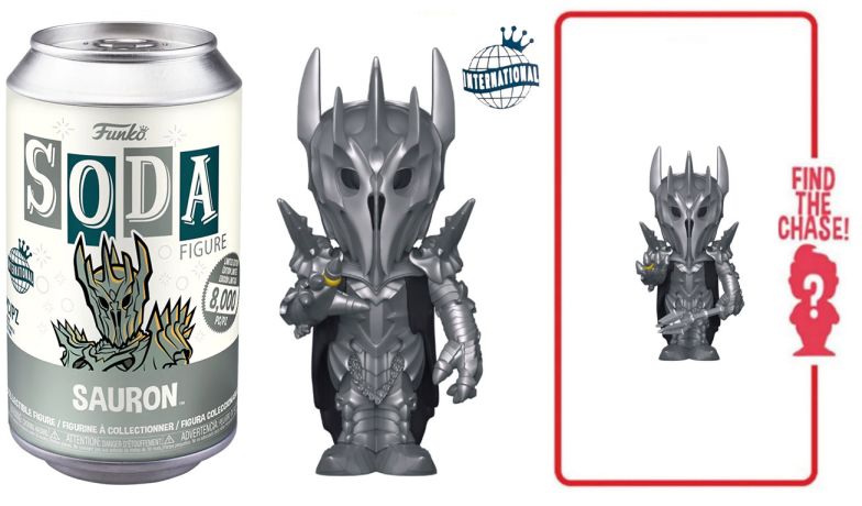 Figurine Funko Soda Le Seigneur des Anneaux Sauron (Canette Grise)