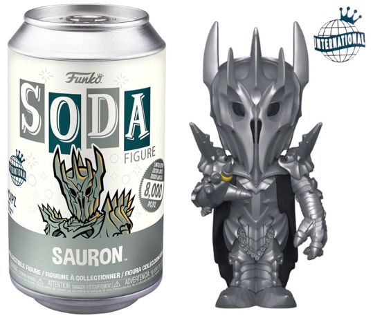 Figurine Funko Soda Le Seigneur des Anneaux Sauron (Canette Grise)