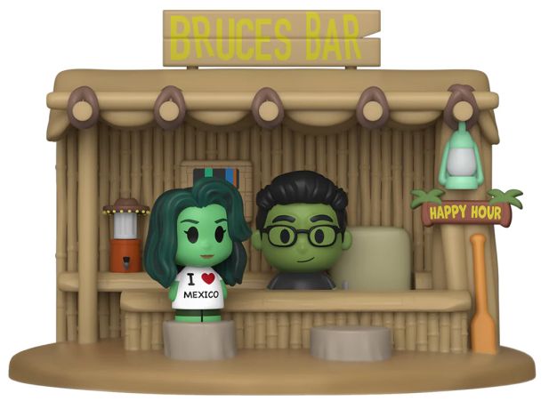 Figurine Funko Mini Moments She-Hulk : Avocate [Marvel] She-Hulk & Hulk - Bruce's Bar