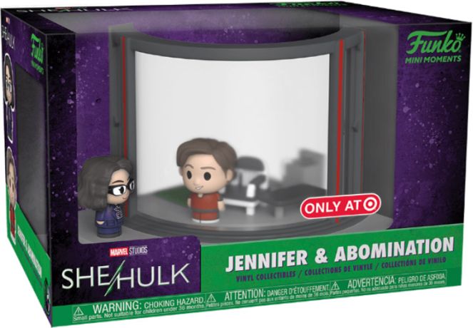 Figurine Funko Mini Moments She-Hulk : Avocate [Marvel] Jennifer & Abomination