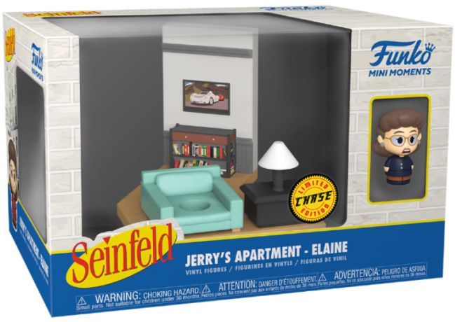 Figurine Funko Mini Moments Seinfeld Appartement de Jerry - Elaine [Chase]