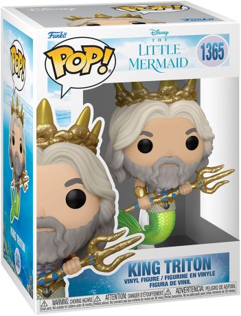 Figurine Funko Pop La Petite Sirène (Film 2023) [Disney] #1365 Roi Triton